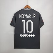 Ligue 1 Fotballdrakter Paris Saint Germain PSG 2021-22 Neymar Jr 10 Tredje Draktsett..